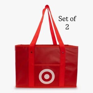 Set of 2 Target Collapsible Reusable Bag